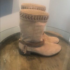 Very Volatile Tan Suede Boots